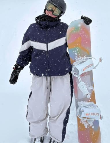 GSOU SNOW Womens Mens Snowboard Jacket Baggy Ski Jacket Snow Waterproof