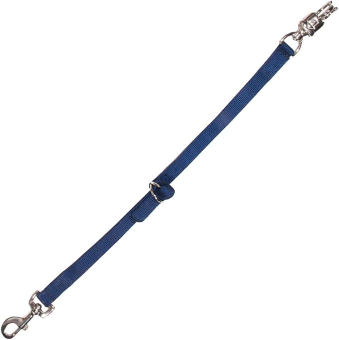 Dura-Tech Double Ply Adjustable Nylon Trailer Ties | Ideal for Multiple Tying Locations | Quick Release Panic Snap | Adjustable Length | Easy Attachment to Horse's Halter