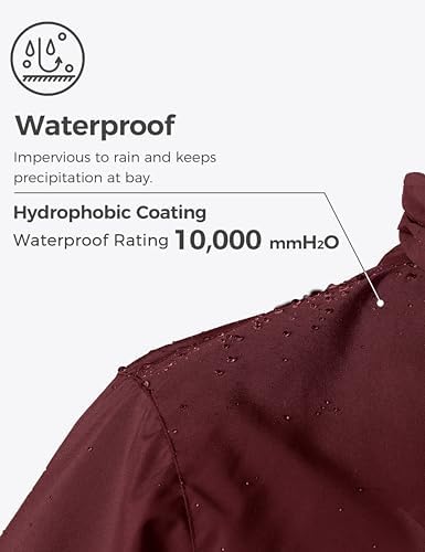 Wantdo Womens Ski Jacket Waterproof Winter coat Snowboard Jacket Snow Parka