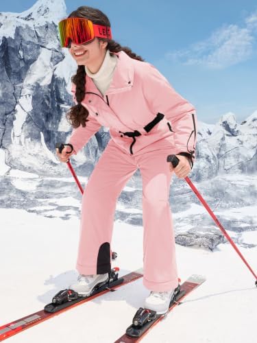 Womens Snow Suits Onesie Ski Suit Winter Waterproof Snowsuit Jacket