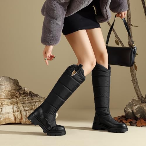 Women's Snow Boots Knee High Warm Winter Shoes