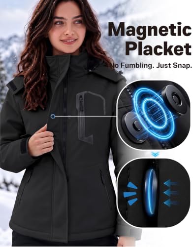 Women Winter Essential Coat Waterproof Windbreaker Ski Jacket