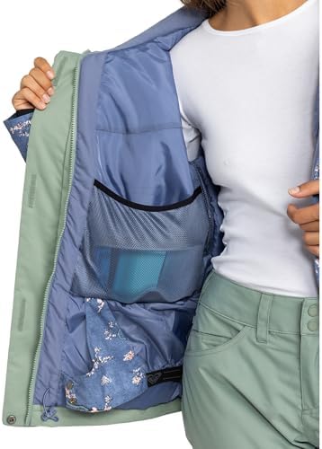 Roxy Snow Junior's Jetty Printed Regular Fit Snow Jacket