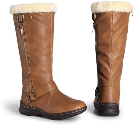 DREAM PAIRS Women's Knee High Boots Winter Warm Boots