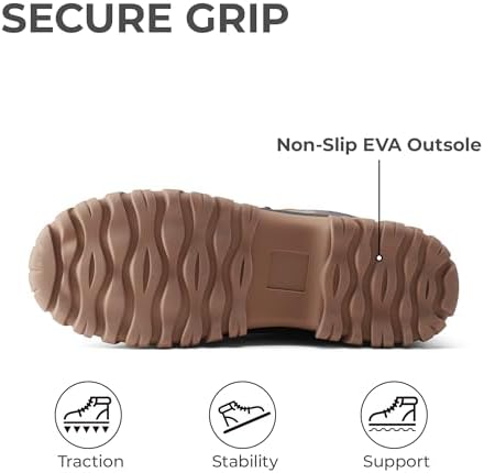 DREAM PAIRS Women's Mid Calf Winter Snow Boots