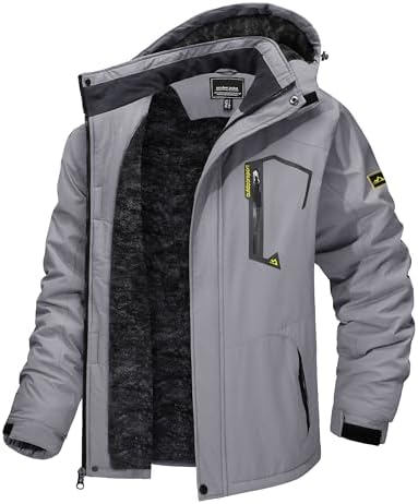 TACVASEN Men's Winter Skiing Jackets Waterproof Thermal Snowboard Coats