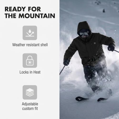 Billabong Ski Jacket Men - Waterproof Shell, Hooded Warm Winter Snow Coat