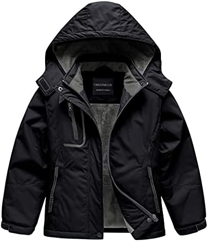 Girl's Waterproof Ski Jacket Warm Winter Snow Coat Windproof Snowboarding Rain Jacket