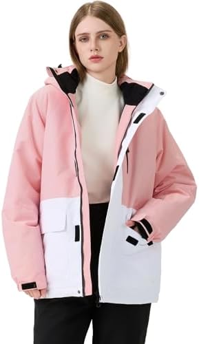 Women's Ski Jackets and Pants Set Waterproof Insulated Snowsuit Winter Warm Skisuit Fashion Snowboarding Snow Coat