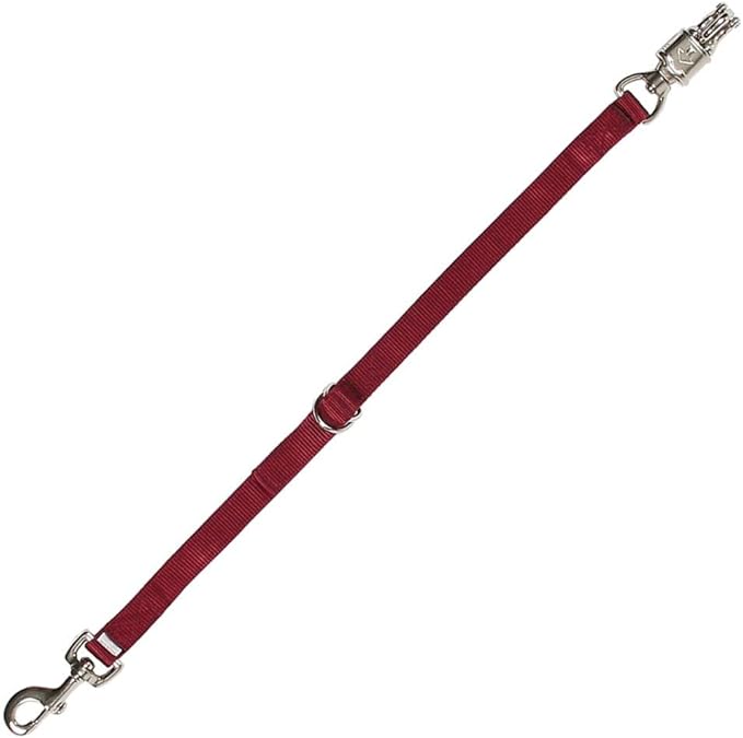 Dura-Tech Double Ply Adjustable Nylon Trailer Ties | Ideal for Multiple Tying Locations | Quick Release Panic Snap | Adjustable Length | Easy Attachment to Horse's Halter
