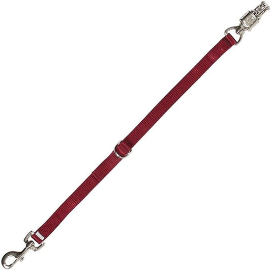 Dura-Tech Double Ply Adjustable Nylon Trailer Ties | Ideal for Multiple Tying Locations | Quick Release Panic Snap | Adjustable Length | Easy Attachment to Horse's Halter