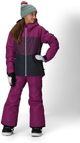 686 Girl's Athena Jacket - Insulated Coat with 2-Layer Fabric Design, Modern Fit and Taped Seams - Water & Weather Resistant