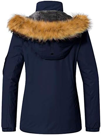 Wantdo Womens Ski Jacket Waterproof Winter coat Snowboard Jacket Snow Parka