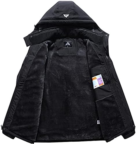 MOERDENG Women's Waterproof Warm Ski Coat Windproof Outdoor Winter Jacket