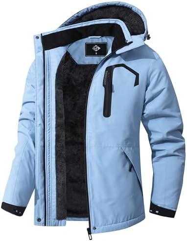Women's Waterproof Ski Jacket Warm Winter Coat Hooded Windbreaker