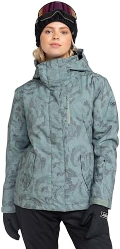 Roxy Snow Junior's Jetty Printed Regular Fit Snow Jacket