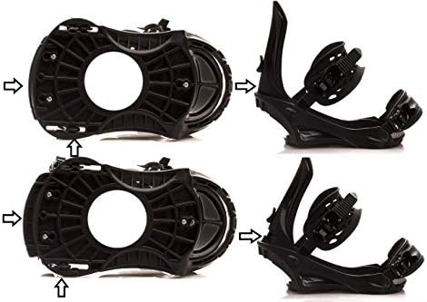 STAUBER Matte Summit Snowboard & Binding Package Sizes 128, 133, 138, 143, 148,153,158, & 161- Best All Terrain, Twin Directional, Hybrid Profile - Adjustable Bindings - Designed for All Levels 143