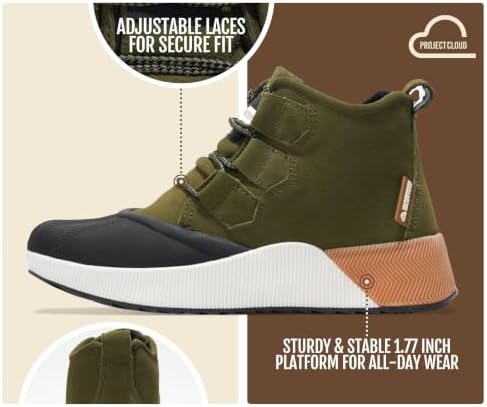 Project Cloud Waterproof Snow Boots for Women Fall Shoes for Women 2026