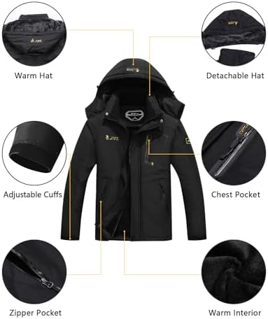 Men's Ski Jacket Winter Coat