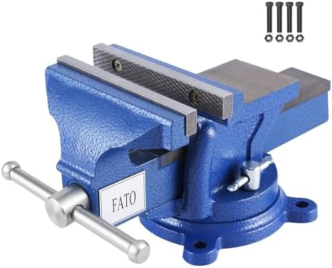 FATO 5” 360° Iron Light Duty Bench Vise, 2500LB