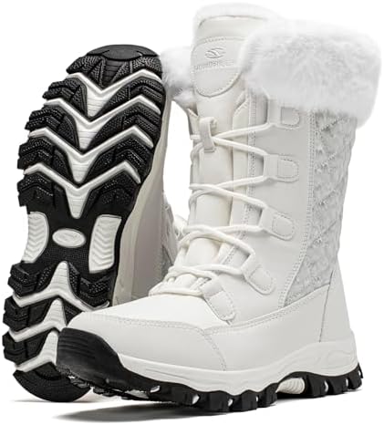 HOBIBEAR Women's Winter Snow Boots Warm Faux Fur