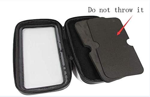 Touch Screen Bike Mount Waterproof Phone GPS Case Bicycle Handlebar Holder Bag for iPhone 16 Plus 15 14 13 Pro Max iPhone 16 Pro XR Samsung Galaxy A15 A35 S23 FE OnePlus Nord N200 Google Pixel 7 6