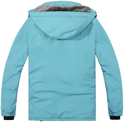 Women's Waterproof Ski Jacket Mountain Rain Winter Coat Windproof Skin Hooded Jacket
