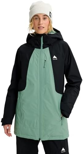 Burton Women’s Reserve 2-Layer Insulated Jacket – Waterproof Winter Snowboard Jacket with Helmet Compatible Hood