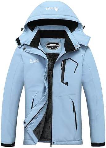 MOERDENG Women's Ski Jacket Warm Winter Coat Snowboarding Jacket