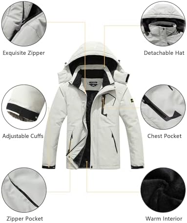 Men's Ski Jacket Winter Coat