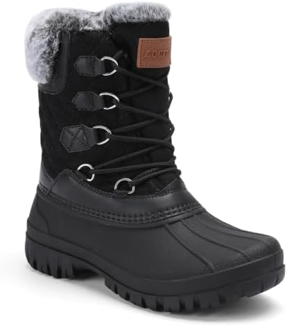 Women Winter Snow Boots | Waterproof Shell | Warm Duck Boots