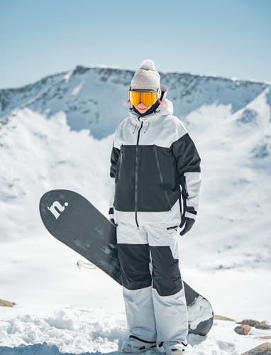 GSOU SNOW Snowboard Jacket Womens Men Baggy Ski Jacket Waterproof Insulated