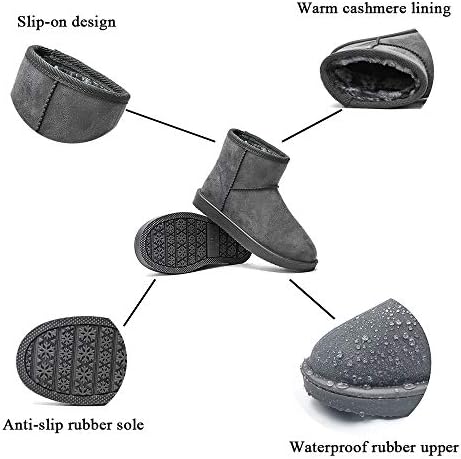 DKSUKO Women's Classic Waterproof Snow Boots Winter Boots