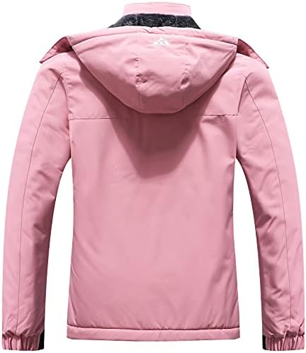 MOERDENG Women's Waterproof Warm Ski Coat Windproof Outdoor Winter Jacket