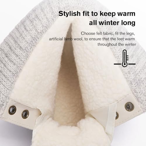 ALEADER Womens Winter Snow Boots | Waterproof Shell | Duck Boots