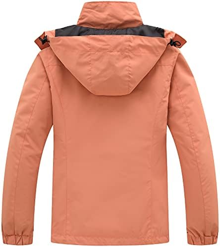 Women's 3 in 1 Ski Jacket Mountain Waterproof Windproof Winter Snow Coat Hike Snowboarding Jackets Hooded Warm Raincoat