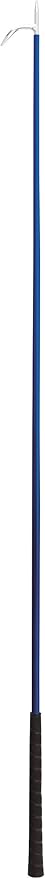 Weaver Livestock Basic Pig Show Whip, Hog Livestock Whip with Braided Nylon Handle, Leather Popper, Lightweight Braided Shaft