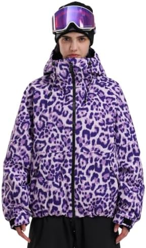 GSOU SNOW Womens Snowboard Jacket Baggy Ski Jacket Waterproof Snow Coat