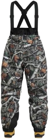 GSOU SNOW Mens Womens Snowboard Pants-Baggy Ski Snow Bibs