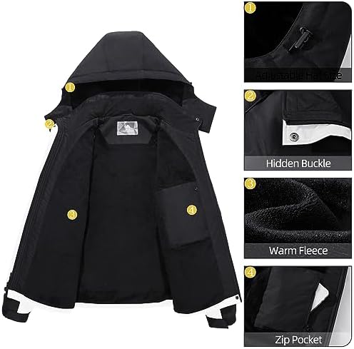 CAMEL CROWN Women's Ski Jacket Winter Snow Coat Waterproof Female Jackets