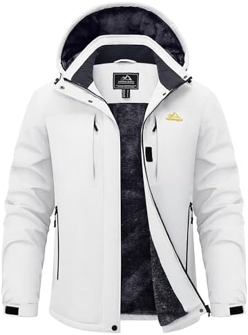 TACVASEN Women's Snow Ski Jacket Winter Warm Fleece Coat with Hood