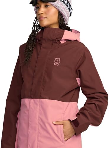 Volcom Women's Bolt Insulated Snowboard Jacket – 10k Waterproof, Eqs Fit, Zip Tech®