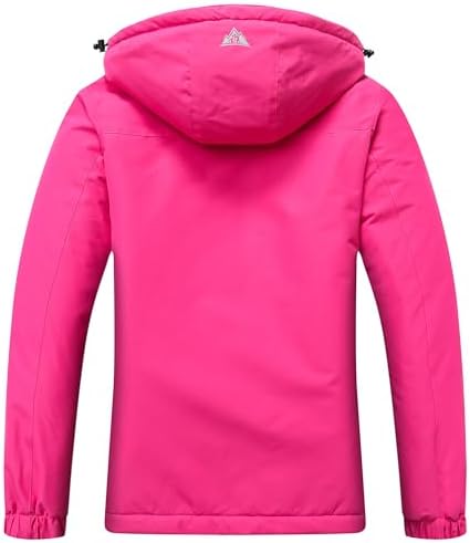 MOERDENG Women's Hiking Winter Jacket Waterproof Insulated Warm Snow Coat
