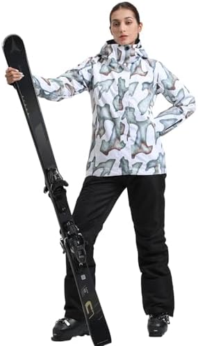 GSOU SNOW Women's Ski Jacket and Pants Set Snowboard Suit Waterproof
