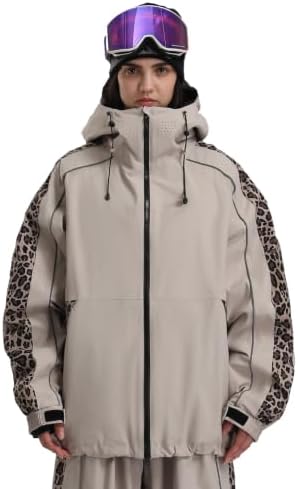 GSOU SNOW Womens Ski Jacket Baggy Snowboard Jacket Snow Coat Insulated