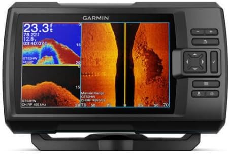 Garmin Striker Vivid 7sv, Easy-to-Use 7-inch Color Fishfinder and Sonar Transducer, Vivid Scanning Sonar Color Palettes (010-02553-00)