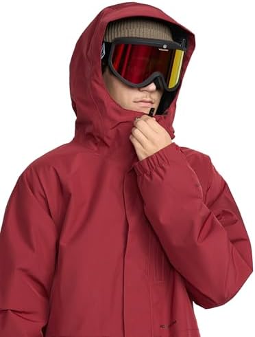 Volcom Men's Dua Gore-tex Insulated Snowboard Jacket – Waterproof Snow Jacket With Zip Tech