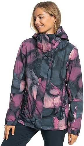 Roxy Snow Junior's Jetty Printed Regular Fit Snow Jacket