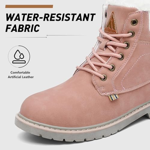 Mishansha Snow Boots for Women Warm Winter Hiking Boots Size 5.5-10.5