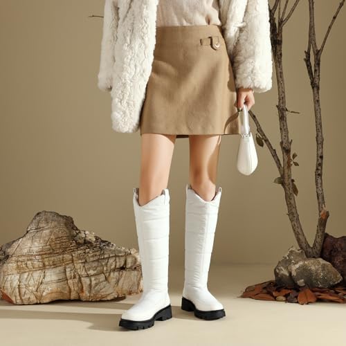 Women's Snow Boots Knee High Warm Winter Shoes